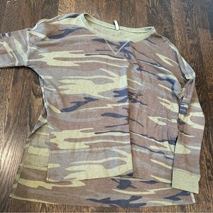 Z Supply Green Camo thermal long sleeve